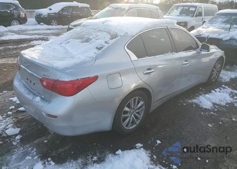 2015 Infiniti Q50 Premium из США, поврежденный, VIN JN1BV7AP5FM348718
